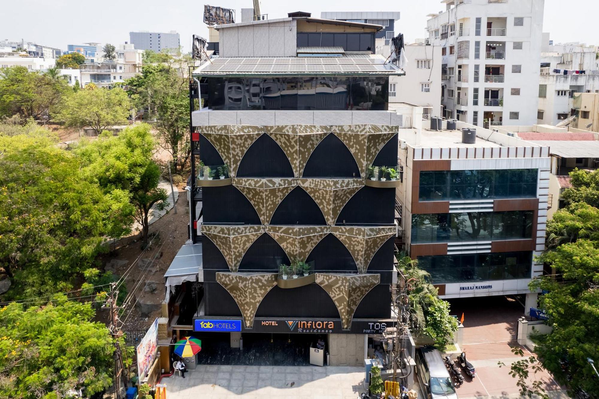 Отель Oriva Vinflora Residency - Nr Lv Prasad Hospital, Banjara Hills Хайдарабад Экстерьер фото